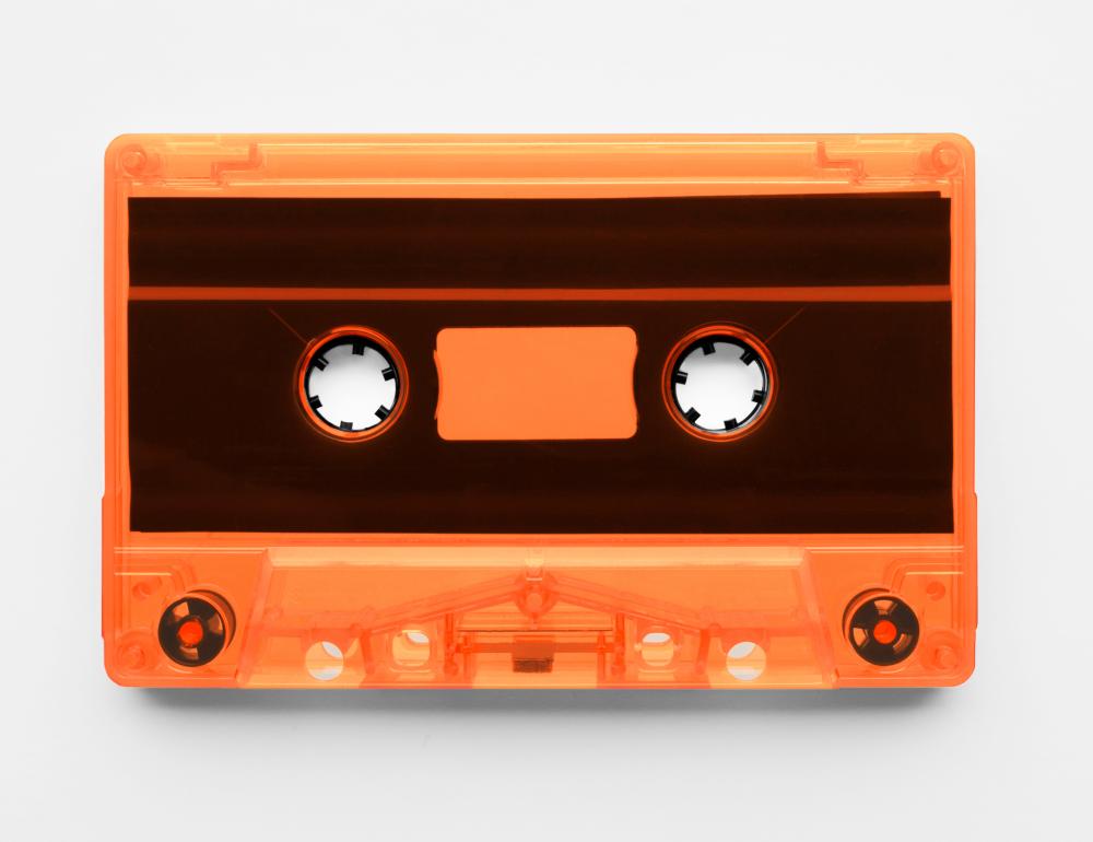Fosfo orange cassette with black inlay