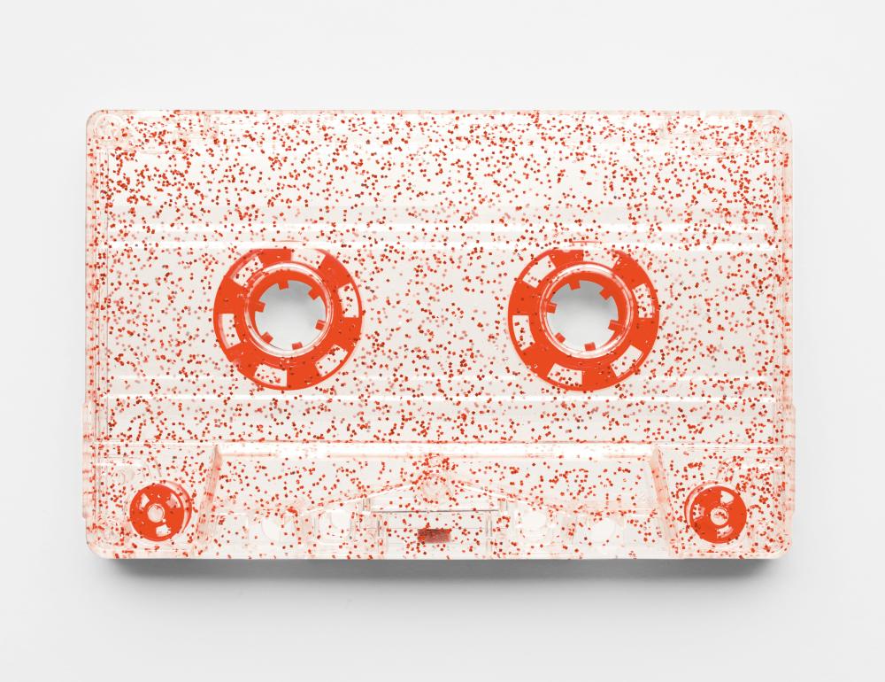 Glitter red cassette