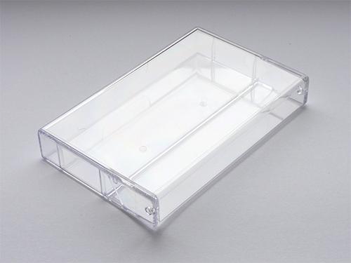 All-clear case without pins